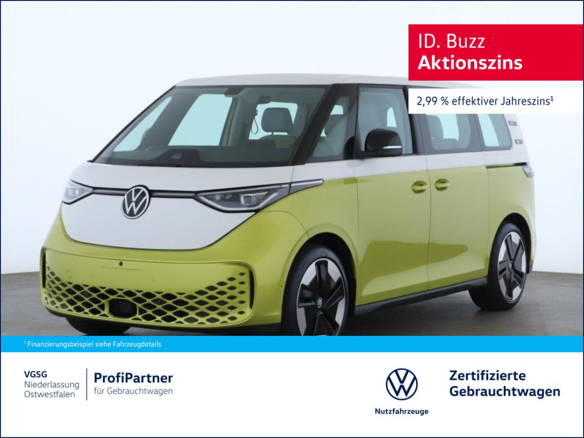 Foto - Volkswagen ID. Buzz Pro Weiß/Limonengelb AHK Bluetooth Navi