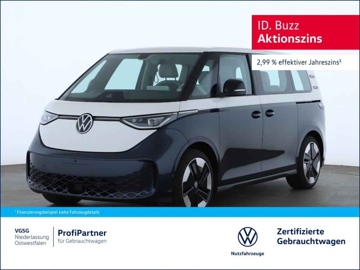 Foto - Volkswagen ID. Buzz Pro Weiß/ Starlight Blue AHK