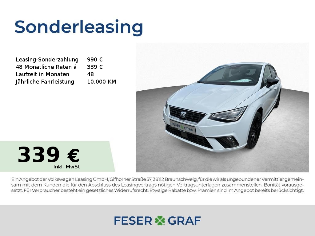 Foto - Seat Ibiza FR PRO BLACK EDITION 1.0 TSI KAMERA SHZ