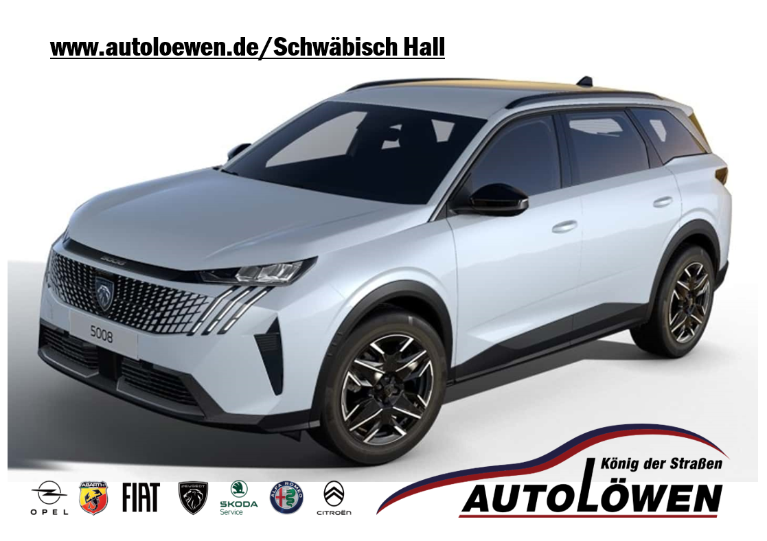 Foto - Peugeot 5008 Neuer Allure 136 e-DSC6 Hybrid Vorlauffahrzeug Gewerbekunden