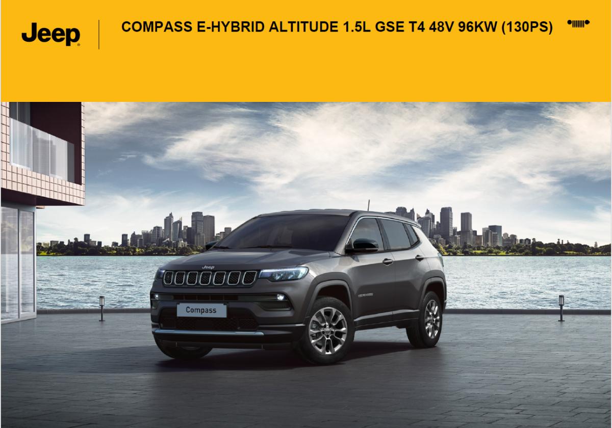 Foto - Jeep Compass Altitude MildHybrid Sonderleasing Allwetter, Kamera, SHZ, ACC