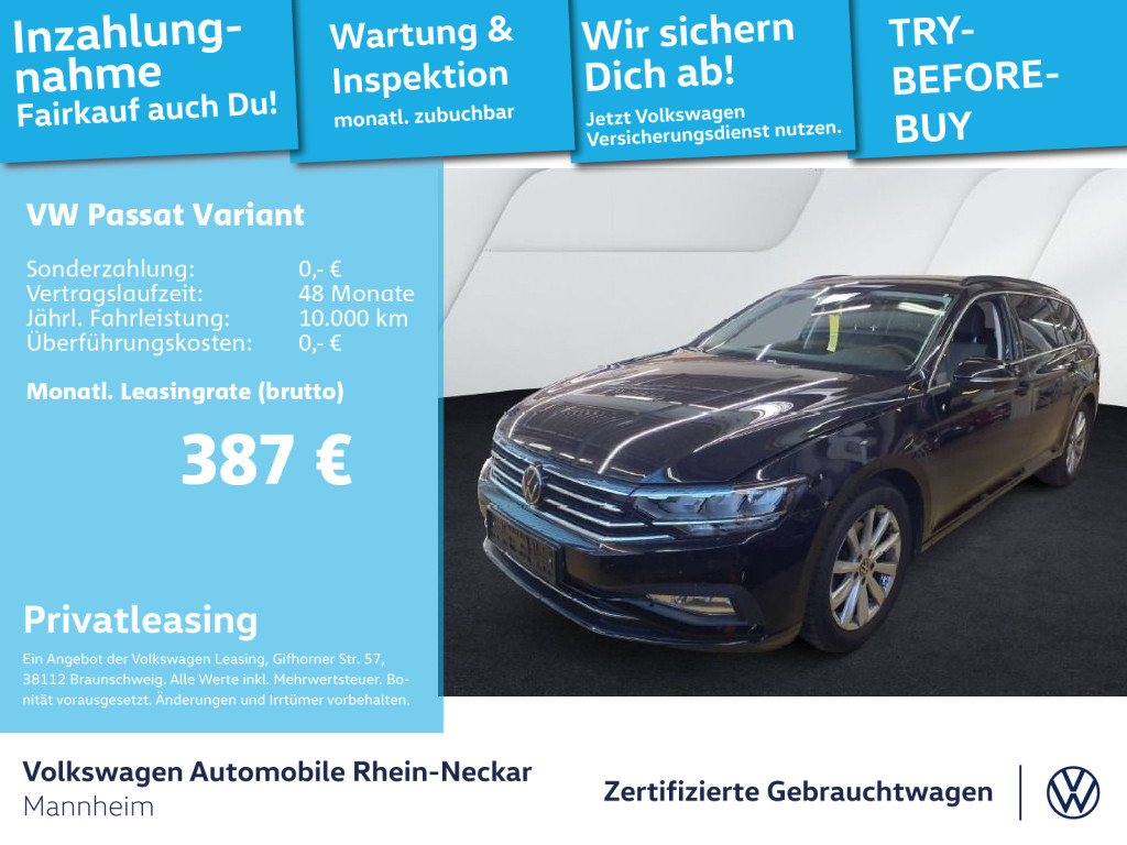 Foto - Volkswagen Passat Variant 1.5 TSI Business DSG Navi Kamera LED uvm