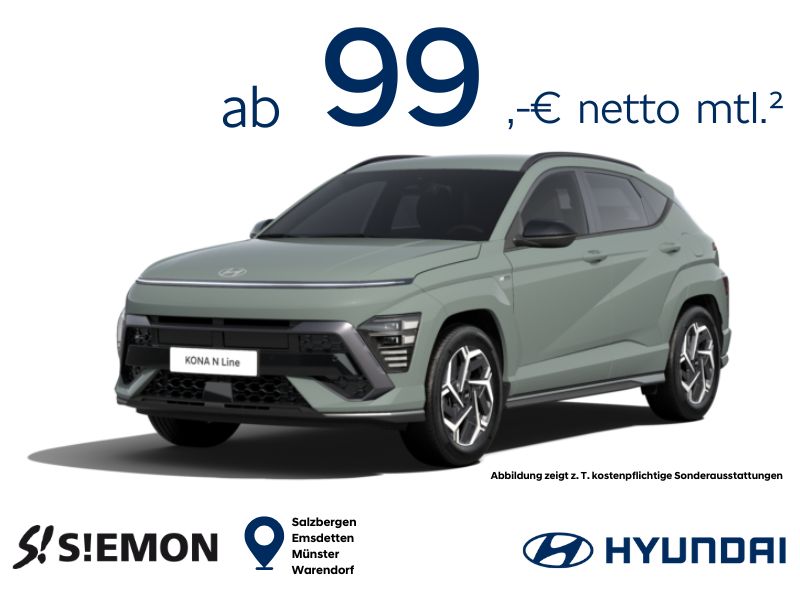 Foto - Hyundai KONA 138PS  ✔️ N-Line  ✔️ Schalter ✔️ Individuell konfigurierbar ✔️ 4-6 Monate