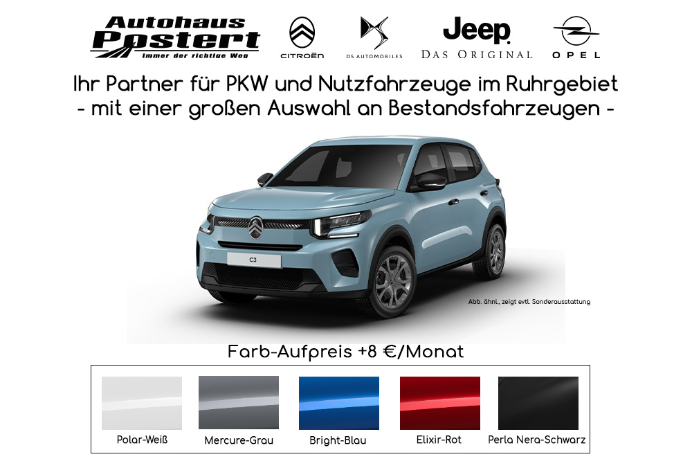 Foto - Citroën C3 100PS  YOU *MEGA DEAL*NEUWAGENBESTELLUNG*