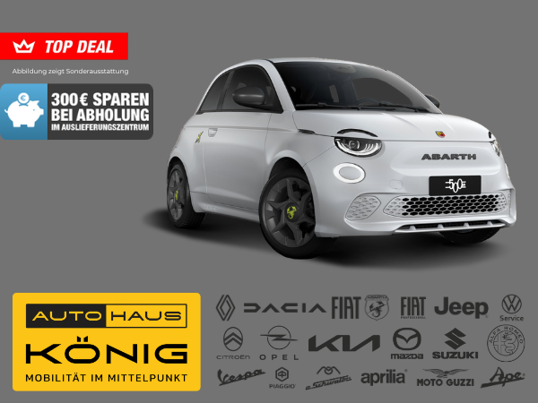 Foto - Abarth 500 Elektro ⚡️ | 300 € sparen bei Abholung im Auslieferungszentrum | Sofort verfügbar