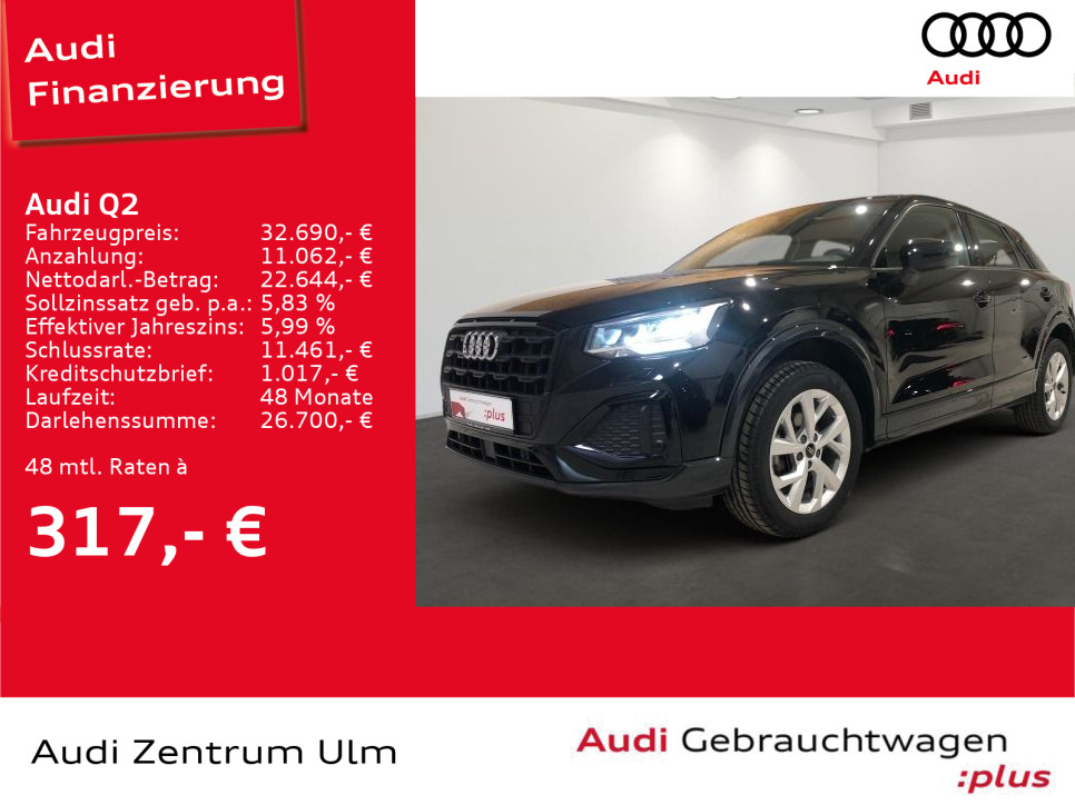 Foto - Audi Q2 advanced 30 TDI S tronic NAV+ R-KAM E-KLAPPE