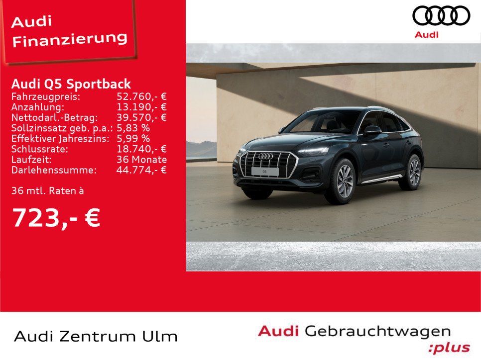 Sportback advanced 40 TFSI qu. S tronic AHK