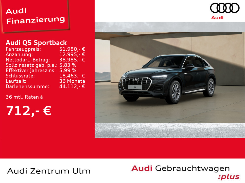 Sportback advanced 40 TFSI qu. S tronic AHK