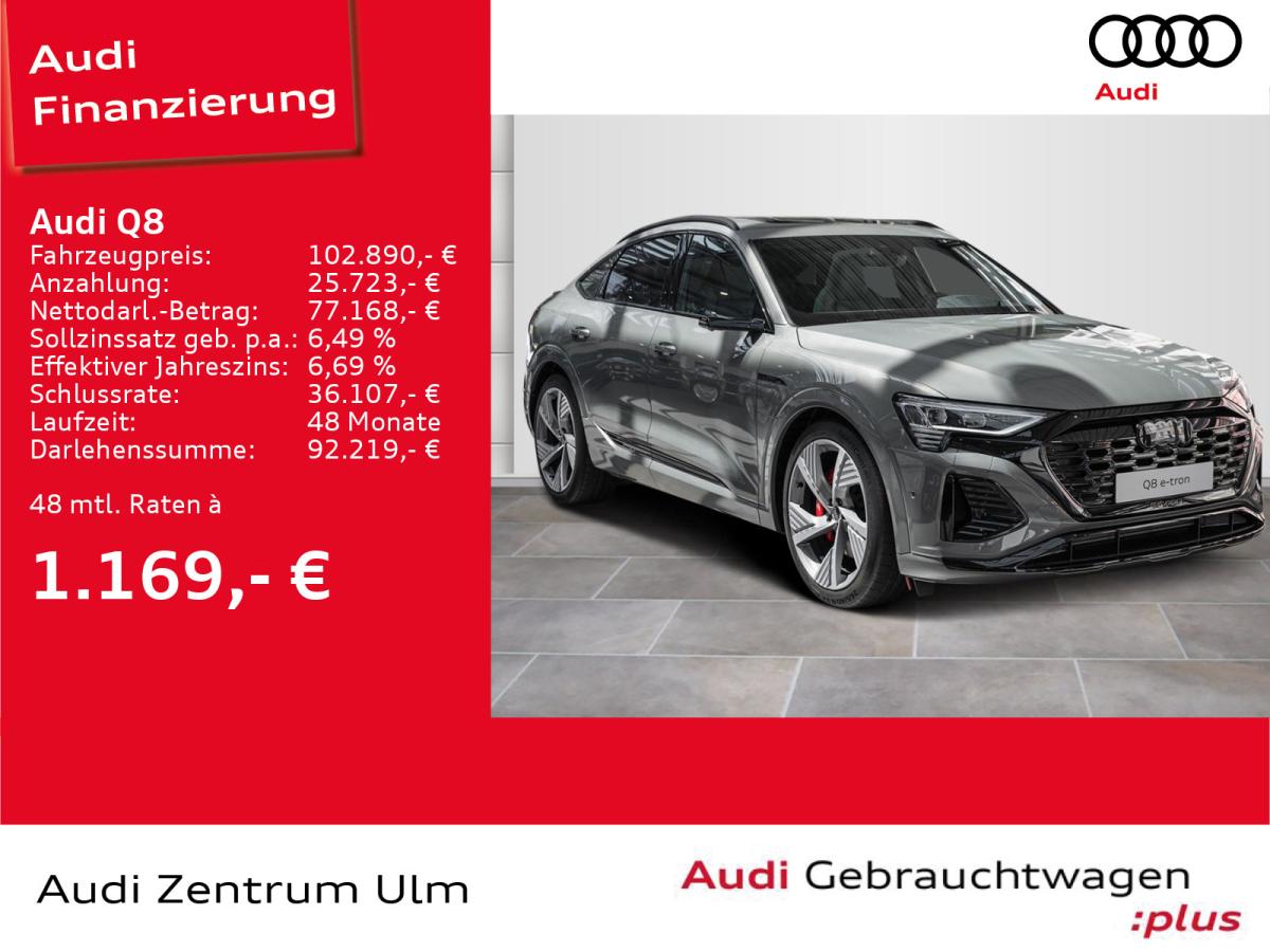 Foto - Audi Q8 Sportback S line 55 e-tron qu. AHK HEAD-UP