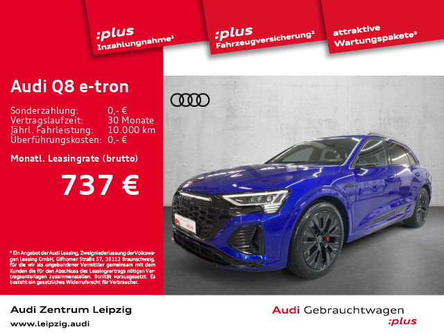 Foto - Audi Q8 e-tron 55 qu. S line *Matrix*AHK*Stadt*Tour*