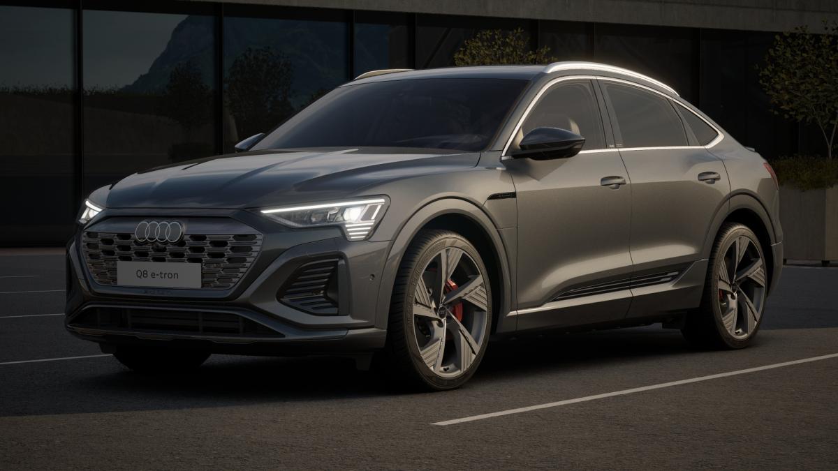 Foto - Audi Q8 e-tron Sportback  S line 55 e-tron quattro 300 kW Assistenz Plus Panorama AHK | Wartung +45€