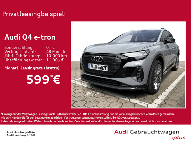 Foto - Audi Q4 e-tron Q4 50 e-tron quattro S line Navi Pano