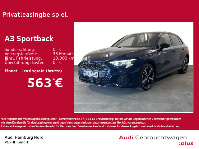 Foto - Audi A3 Sportback 45 TFSIe S line S tronic Navi LED