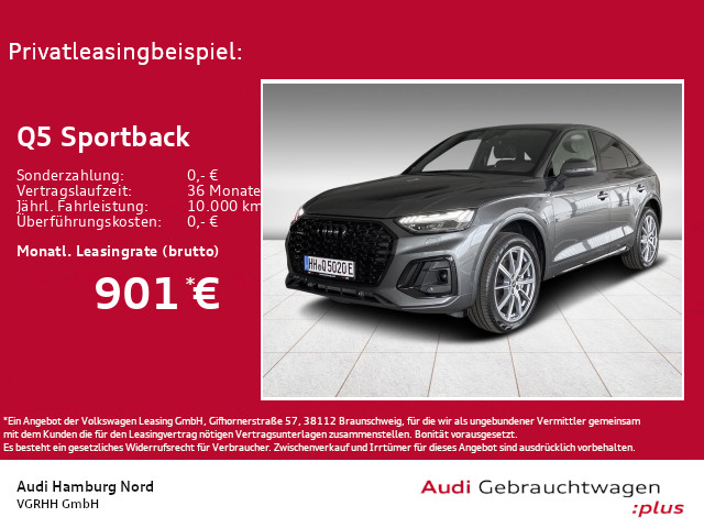 Foto - Audi Q5 Sportback 50 TFSIe S line quattro Leder B&O