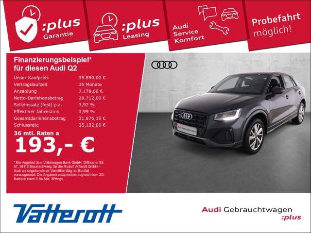 Foto - Audi Q2 advanced 40 TFSI quattro S tronic ACC LED Navi CarPlay