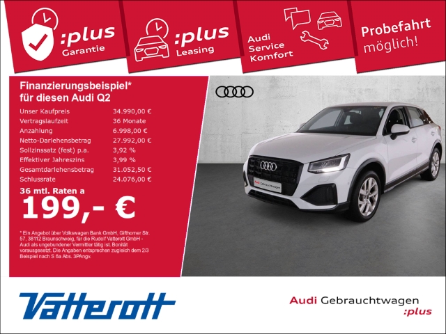 Foto - Audi Q2 35 TDI advanced ACC Leder Navi CarPlay