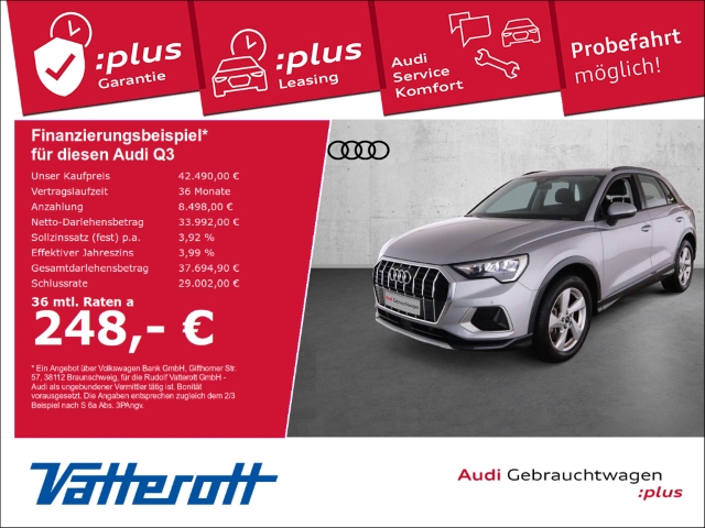 Foto - Audi Q3 40 TDI quattro advanced ACC Navi Kamera