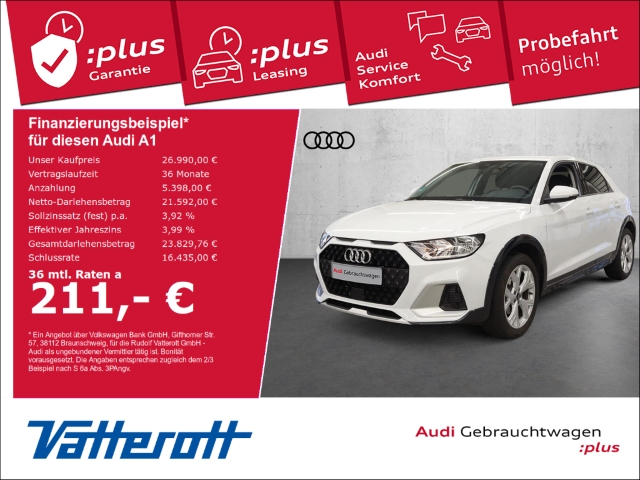 Foto - Audi A1 allstreet 30 TFSI S tronic CarPlay GRA