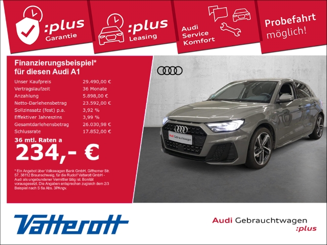 Foto - Audi A1 Sportback 30 TFSI S line ACC LED CarPlay