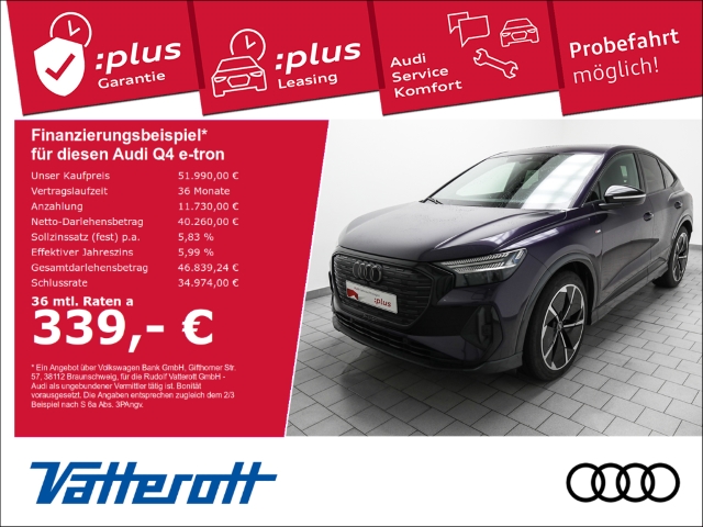 e-tron Sportback 45 quattro S line SONOS Matrix AHK