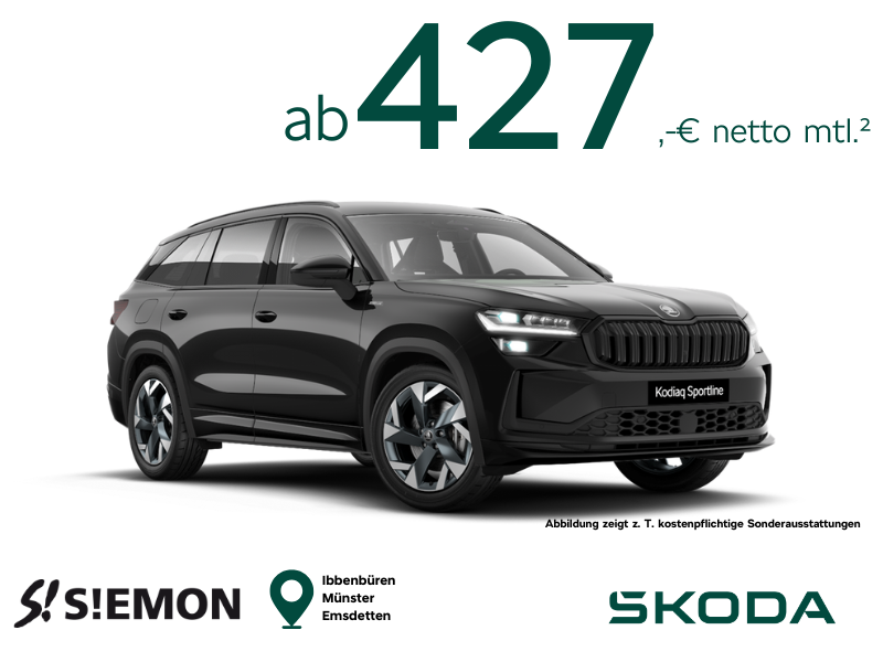 Foto - Skoda Kodiaq 2.0 TDI DSG 193 PS ✔️ Sportline✔️ AHK ✔️ Black-Magic