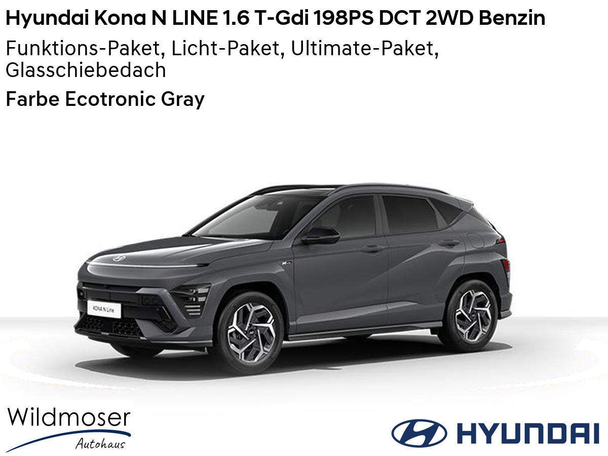 Foto - Hyundai KONA ❤️ N LINE 1.6 T-Gdi 198PS DCT 2WD Benzin ⏱ Sofort verfügbar! ✔️ mit 4 Zusatz-Paketen