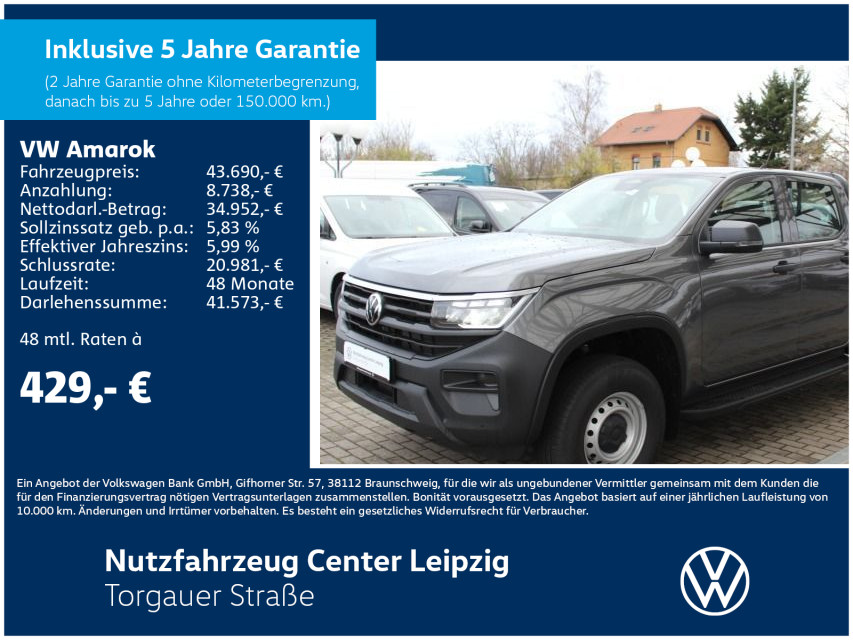 Foto - Volkswagen Amarok 2.0 TDI 4Motion Radstand: 3270 mm