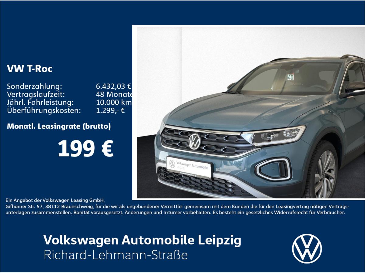 Foto - Volkswagen T-Roc GOAL 1.5 l TSI DSG*AHK*NAVI*LED*RFK