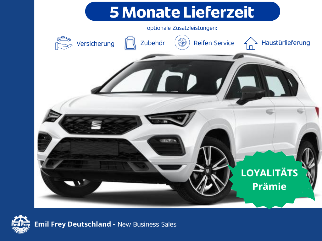 Foto - Seat Ateca Style Edition 1.5 TSI 110 kW (150 PS) 6-Gang | LOYALITÄTSSPECIAL