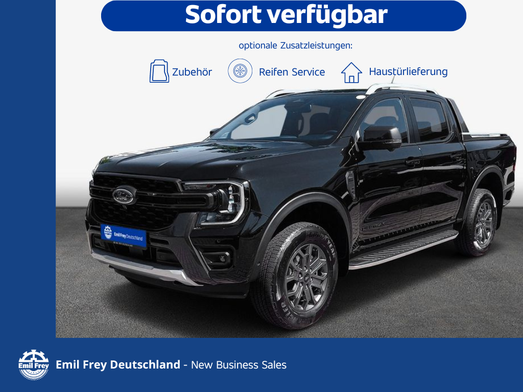 Foto - Ford Ranger Doppelkabine Wildtrak 2,0 l EcoBlue  Autm. 151 kW, 4-türig (Diesel)