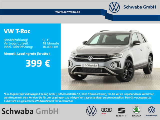 Foto - Volkswagen T-Roc Style 1.5 l TSI DSG *LED+*AHK*ACC*R-KAM*