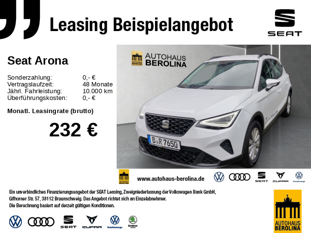 Foto - Seat Arona 1.0 TSI Style Edition DSG *Vision+*ACC*