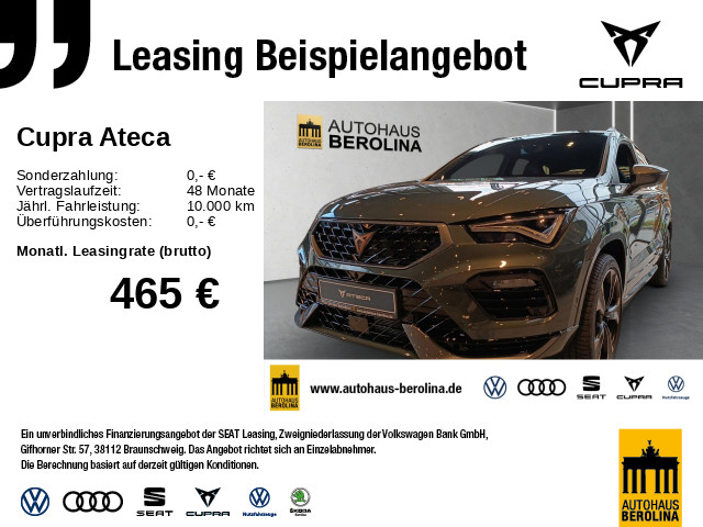 Foto - Cupra Ateca 2.0 TSI 4D VZ DSG *PANO*ACC*NAV*R-CAM*SHZ*