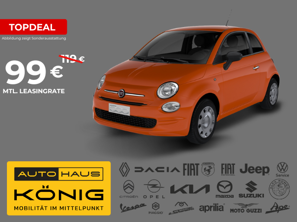 Foto - Fiat 500 MY24 | Klimaanlage | 10.000 km Laufleistung | sofort verfügbar❗