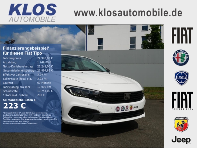 Foto - Fiat Tipo LIFE KOMBI HYBRID 1.5 GSE 130PS DCT KAMERA PDC APPLE CARPLAY