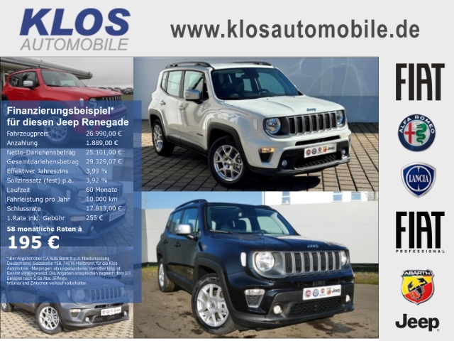 Foto - Jeep Renegade LIMITED e-HYBRID 1.5 GSE DCT WINTER KAMERA