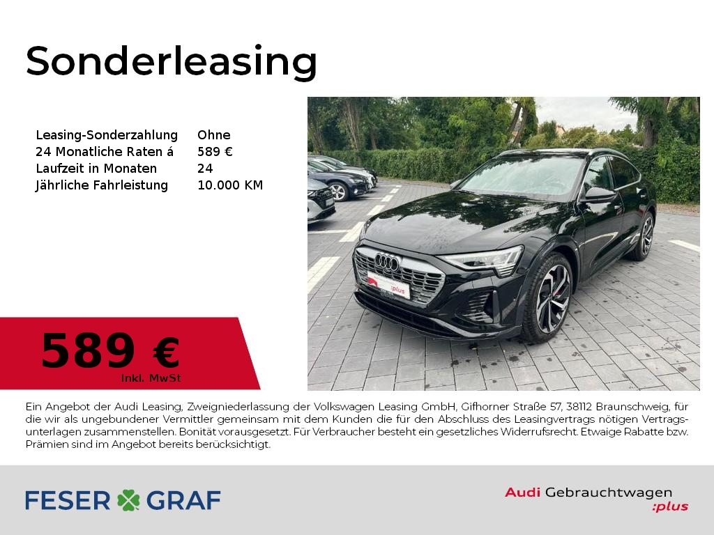 Foto - Audi Q8 Sportback e-tron S line 55 quattro Matrix-LED