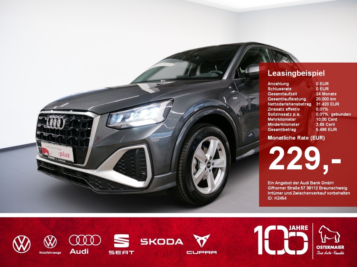 Foto - Audi Q2 S-LINE 30 TDI S-TRONIC 5J-G LED.AHK.PDC.SHZG