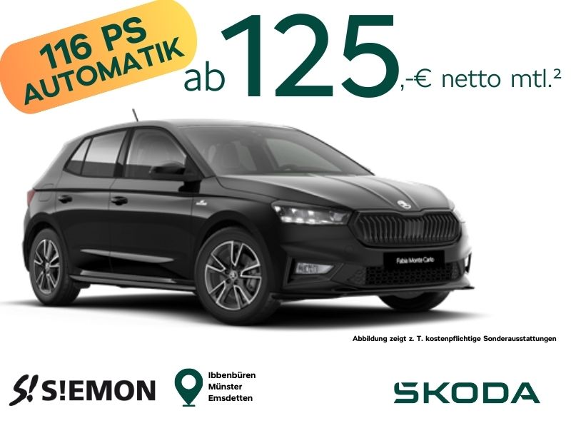 Foto - Skoda Fabia Monte Carlo 🏎️🏁  116 PS Automatik ✔️ Gewerbeaktion 🚗 🚕 🚙