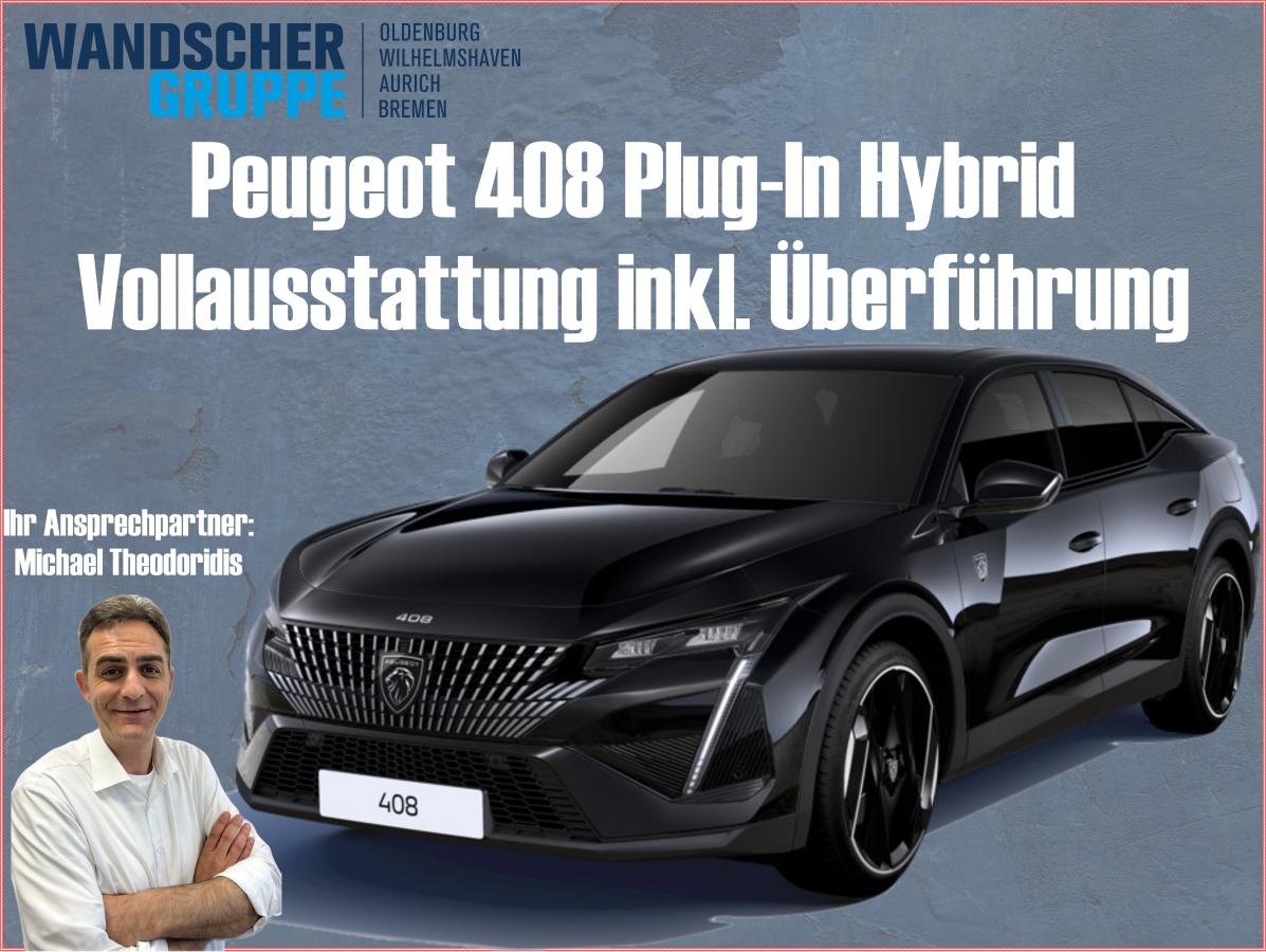 Foto - Peugeot 408 GT Plug-In Hybrid 225 PS 💙 Inkl. Vollausstattung und Überführungskosten 💙