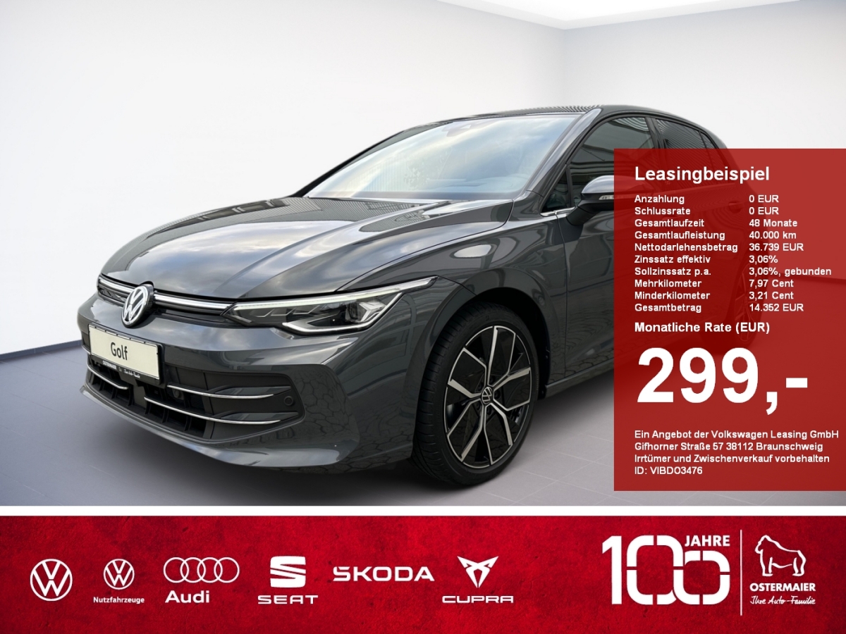 Foto - Volkswagen Golf EDITION 50 1.5 eTSI DSG LED,AHK,PANO,HuD,DC