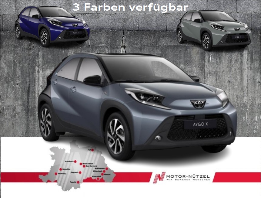 Foto - Toyota Aygo X Team Deutschland 1,0-l-VVT-i 5-Gang 5x schnell verfügbar in 3 Farben