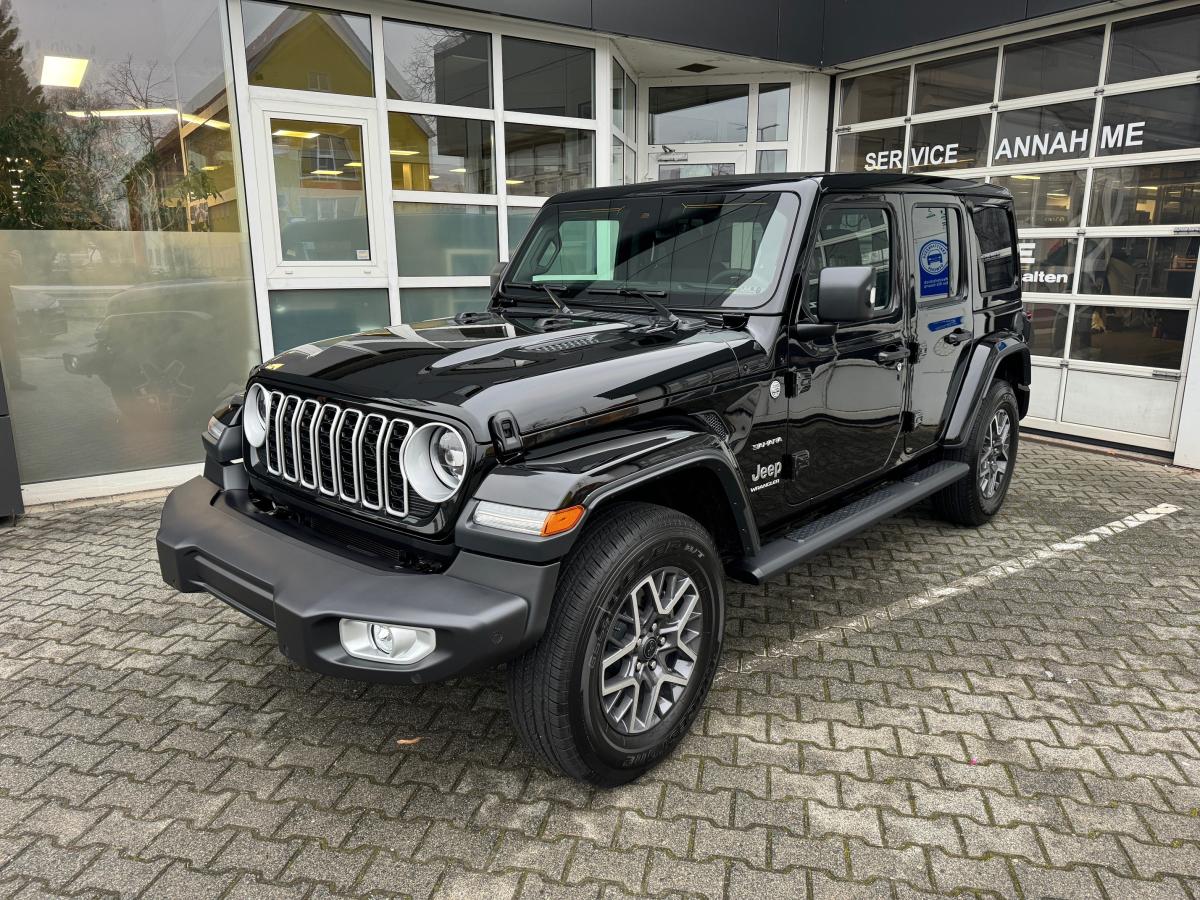 Foto - Jeep Wrangler Unlimited MY24 2.0 T-GDI Sahara Sky One Touch 3 Farben verfügbar Abholung Mannheim