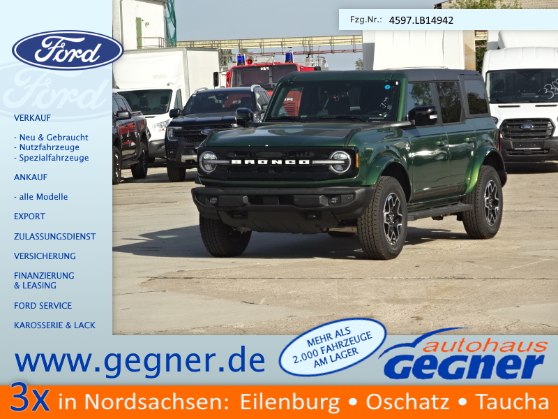 Foto - Ford Bronco 10.000€ Anzahlung Outer Banks 4x4 2.7 V6 Navi LED