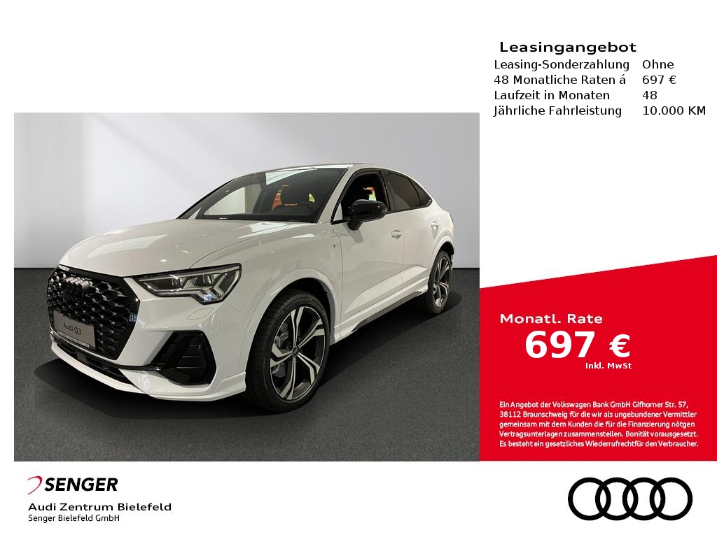 Foto - Audi Q3 Sportback S line 40 TDI quattro Navi Matrix