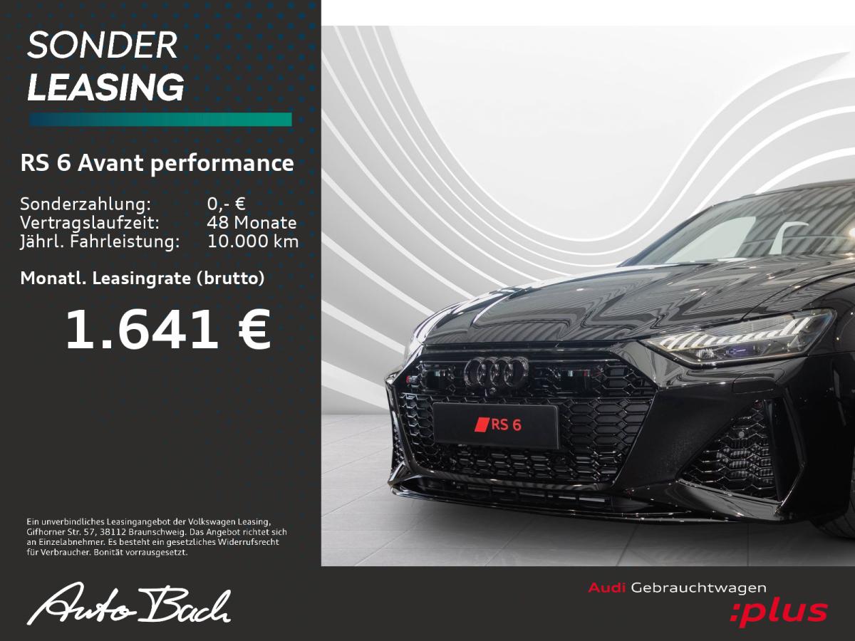 Foto - Audi RS6 Avant performance Navi LED 305 km/h virtual Keramikbremsen HuD