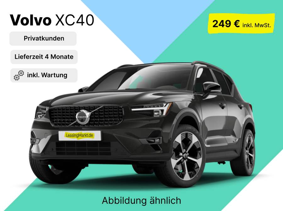 Foto - Volvo XC 40 B3 Plus Black Edition | inkl. Wartung | Privatkunden