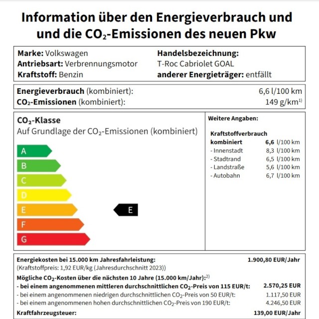 Foto - Volkswagen T-Roc Cabriolet GOAL 1.5 TSI OPF 7-Gang-DSG