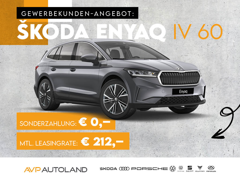 Foto - Skoda ENYAQ iV 60  Das 0% Sonderleasing