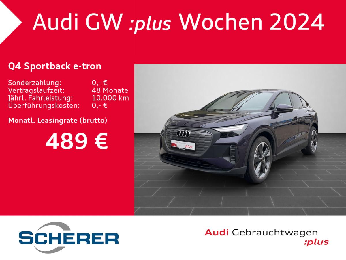 Foto - Audi Q4 e-tron Q4 Sportback e-tron 45 AHK WÄRMEPUMPE NAVI